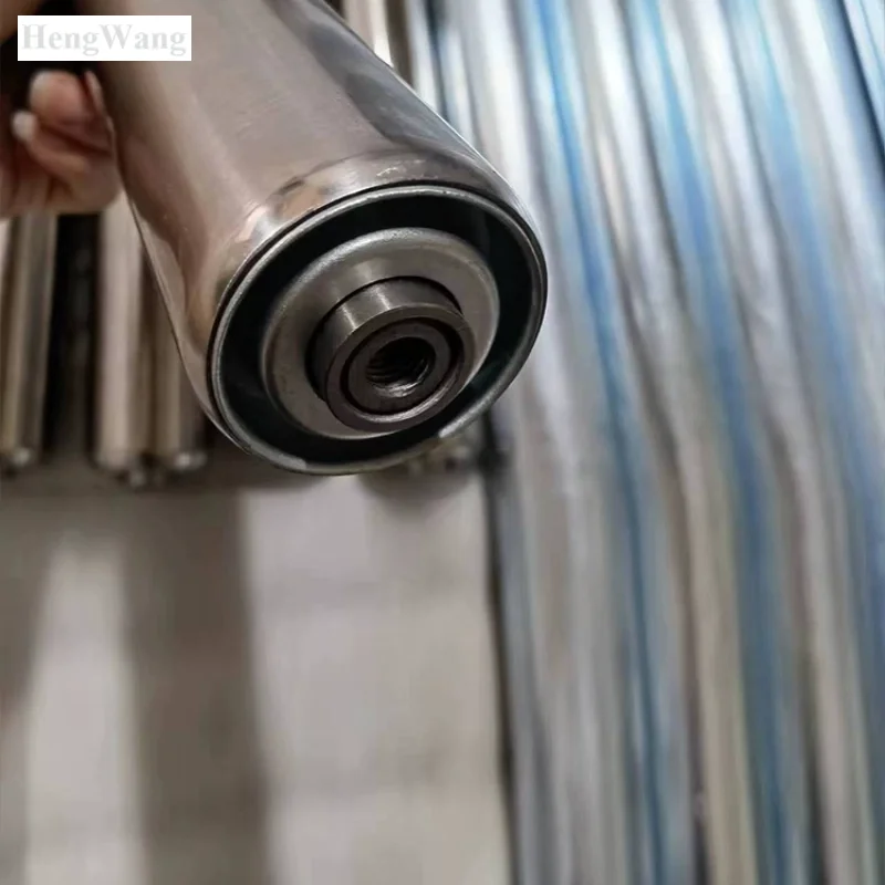 Gravity Conveyor Rollers Dia 25/32/38/50/60mm Length 100-550mm Carbon Steel/Stainless Steel Non-Powered for Roller Conveyor Belt