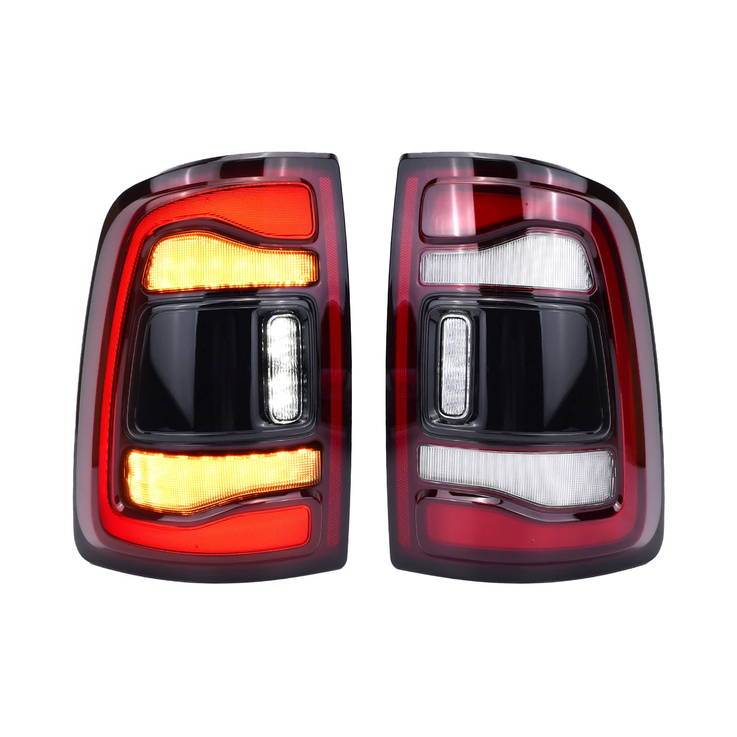 With Blind Spot Brake Lights High Quality Tail Light Assembly For Dodge RAM 2500 2019-2022 Car Rear Lamp Replacement Parts