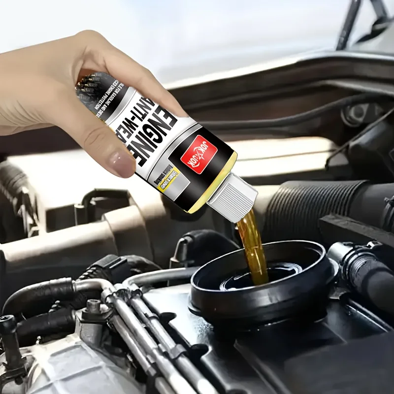 Engine Anti-Wear Protectant & Noise Reduction Dampener, Nano Blue Smoke Repair Oil Additive, Car Engine Protection, Engine Oil