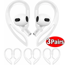 1/3Pair Bluetooth Earphone Silicone Earhook for Airpods 1/2 Earpods Loop Clip Headset Ear Hook Sports Headphone Accessories