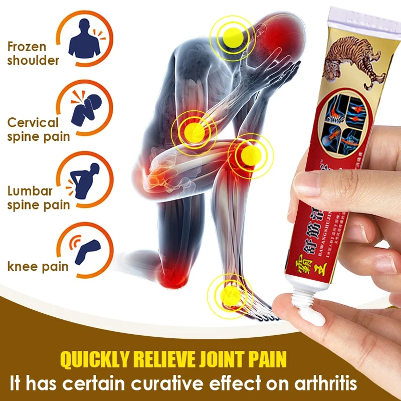 1pcs Tiger King Pain Relief Cream Relax Muscles Improve Joint Flexibility neck back Knee Pain Arthritis Treatment Ointment