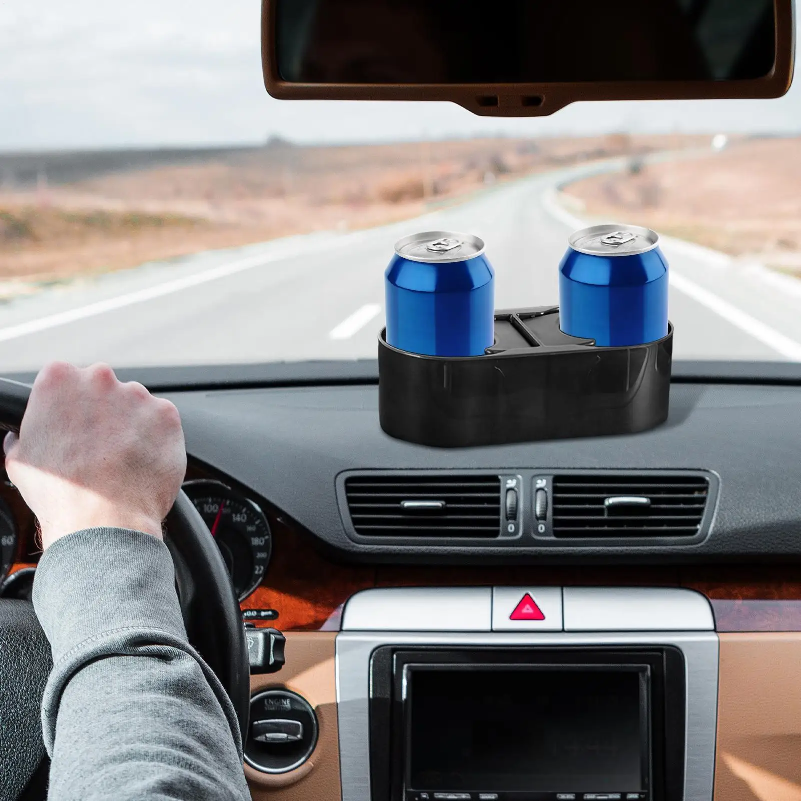 Automotive Cup Holders Double Vehicle Car Center Console in-vehicle Tea Cup Holder Fixed Bracket Beverage Cup Holder