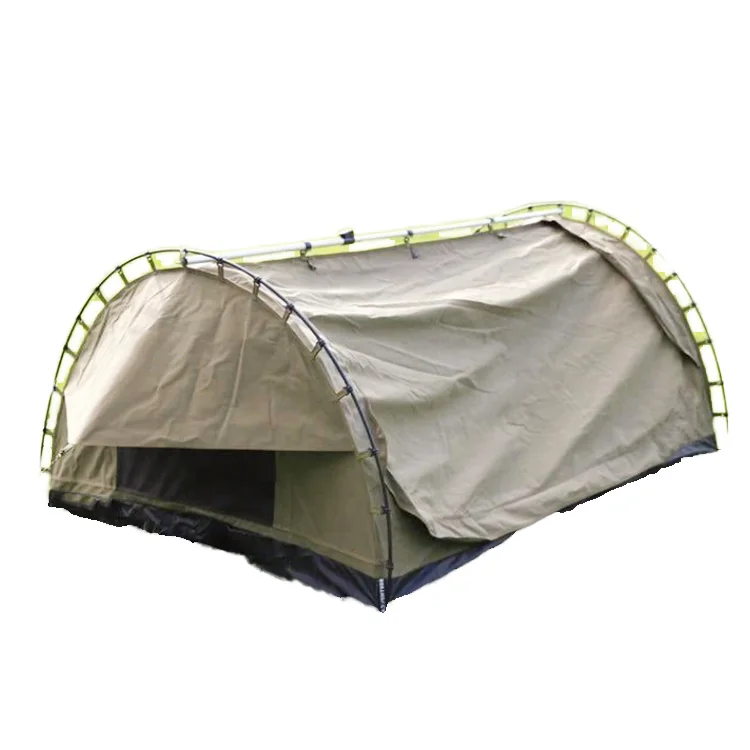 

Canvas Swag Single Sleeper Tent Outdoor Camping Design for Backcountry Travel