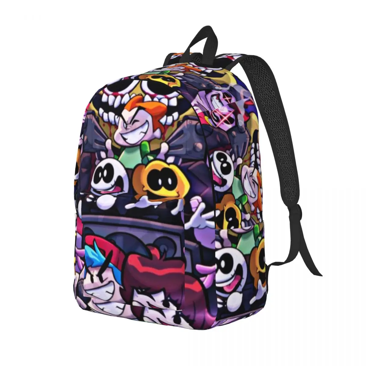 Friday Night Funkin Characters Fnf for Teens Student School Bookbag Daypack Elementary High College Hiking