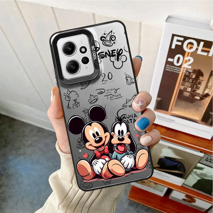 Funda bonita a prueba de golpes de Mickey Minnie para Xiaomi Redmi Note 11 10 13 Pro Plus 12 12S A1 12C 13C Poco X3 NFC funda de silicona para teléfono