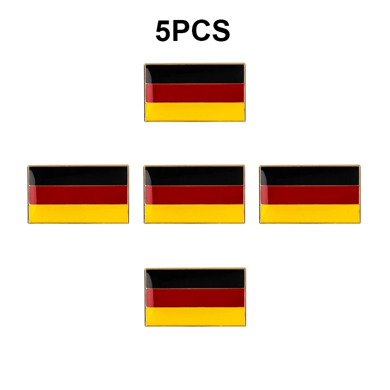 

1-100 шт. Немецкие значки-броши с флагом, нагрудные значки-пины