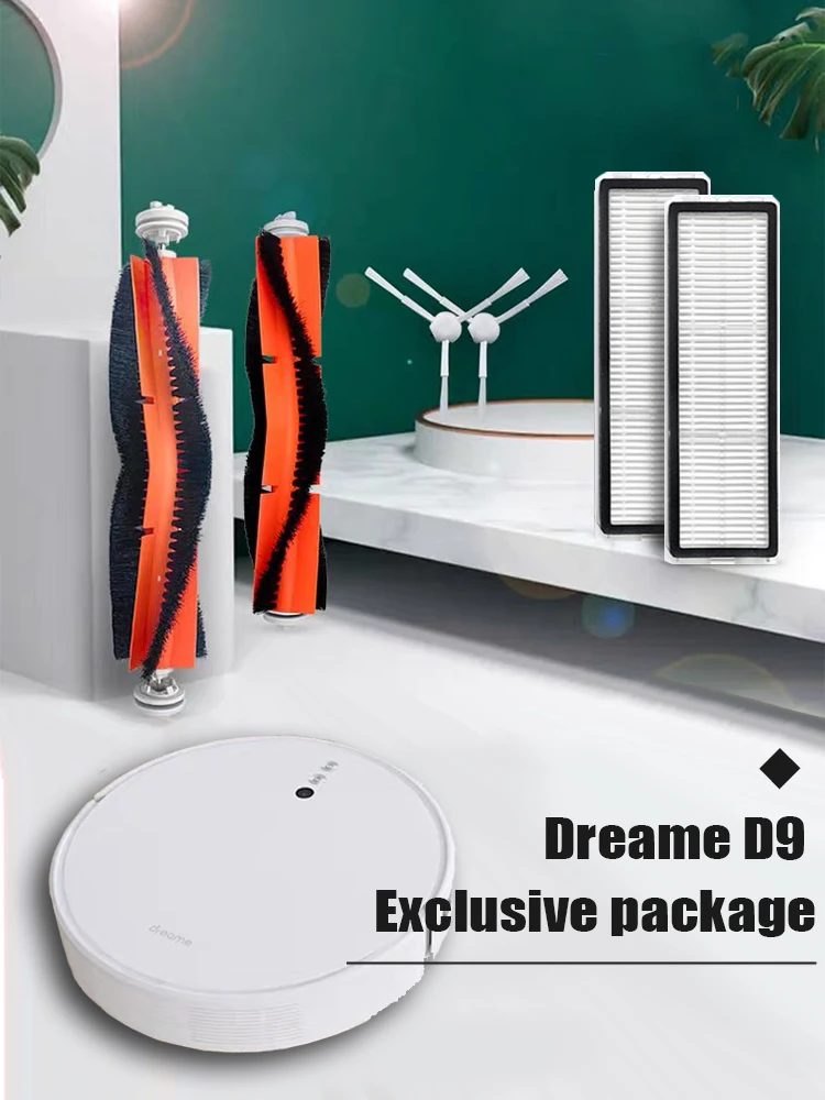 Sostituzione dei panni del mocio del filtro della spazzola laterale principale per Dreame D9 Pro MAX Robot Vacuum and Mop accessori parti