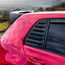 For VW Golf MK7 GTI R-Line GTD TSI TDI R 2013-2020 4Door Car Rear Side Window Louvers Air Vent Shade Spoiler Louvers Trims