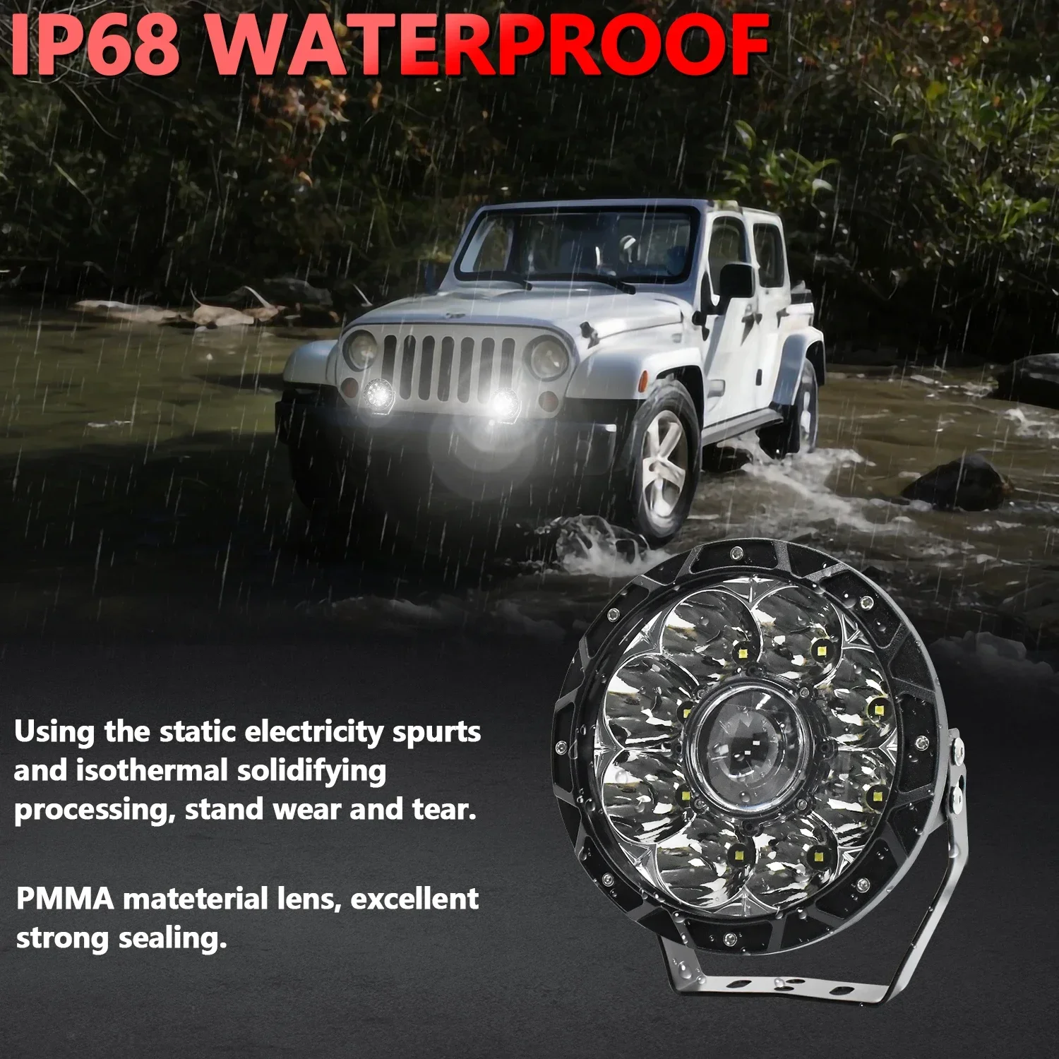 Additional Led Spotlight for Street Off Road Long Range 24v Truck 300W Daytime Driving  Very Powerful 4x4 Led Bar LED Lighthouse