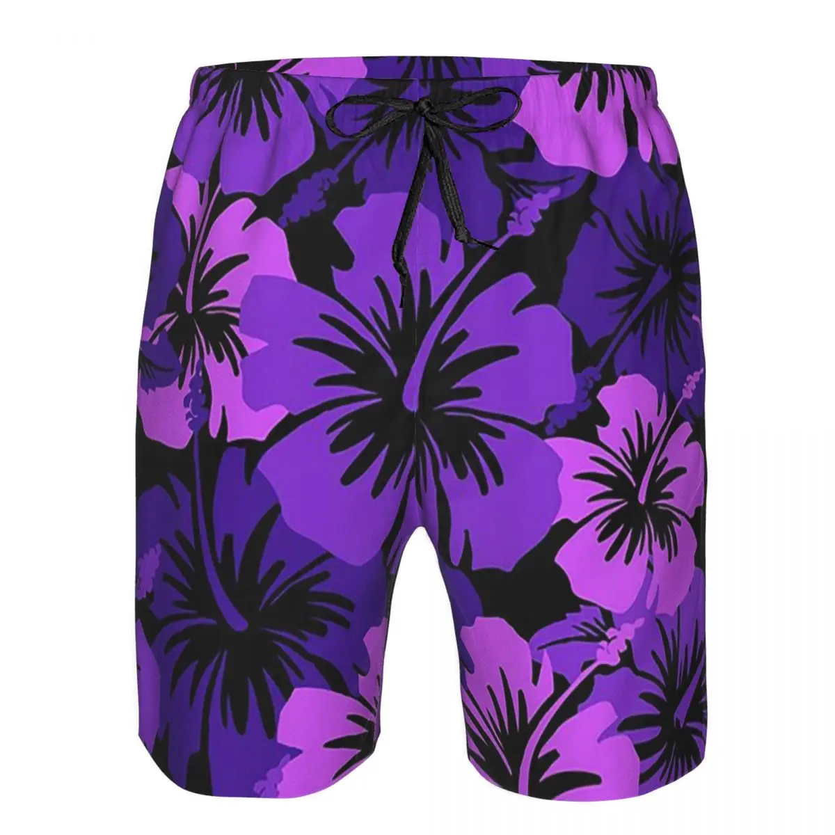 

Epic Hibiscus Hawaiian Floral Aloha Trunks Beach Board Shorts Casual Quick Dry Swim Summer Men Pants