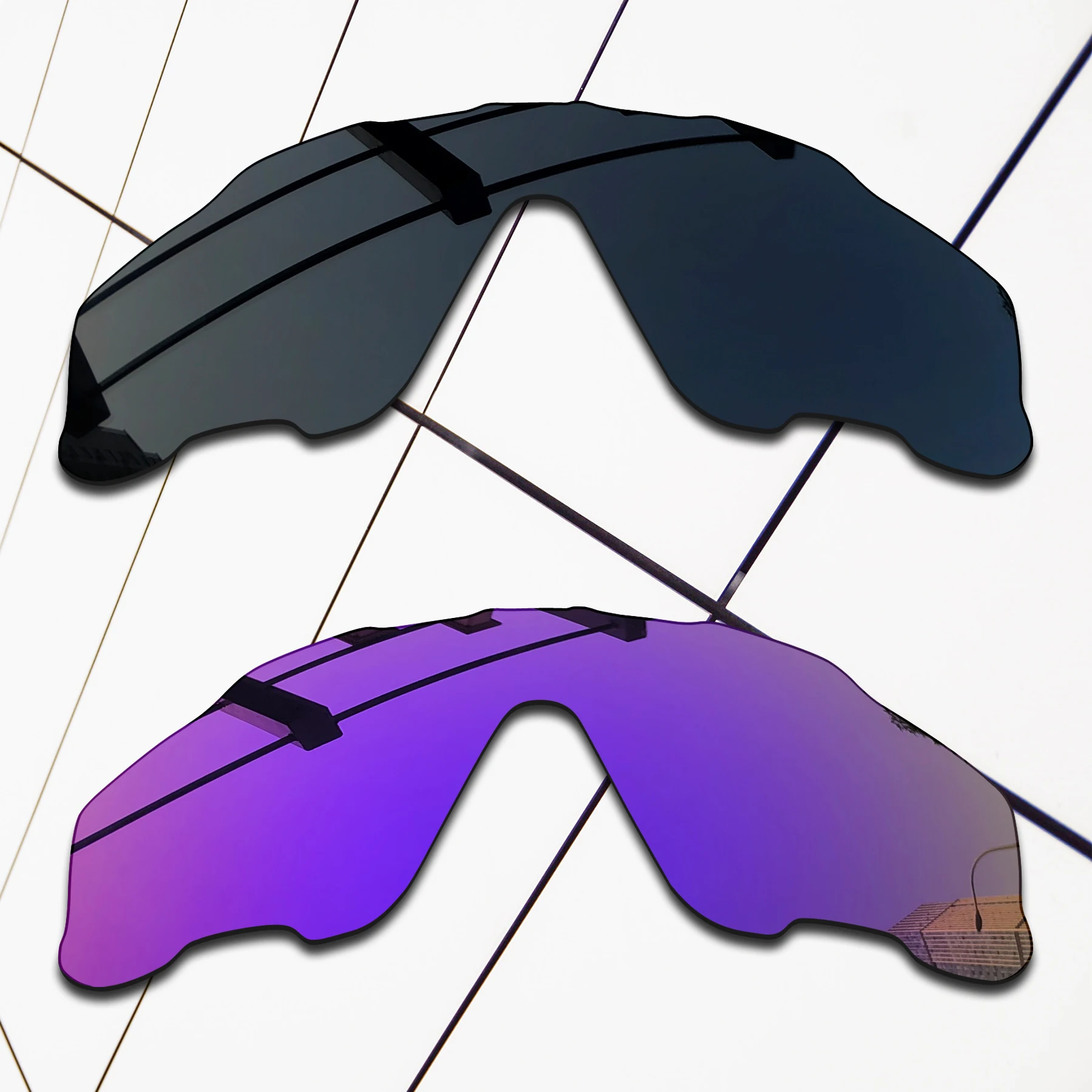 Groothandel E.O.S gepolariseerde vervangende lenzen voor Oakley Jawbreaker OO9290 - 31 mm |   Jawbreaker Asian Fit OO9270 zonnebril