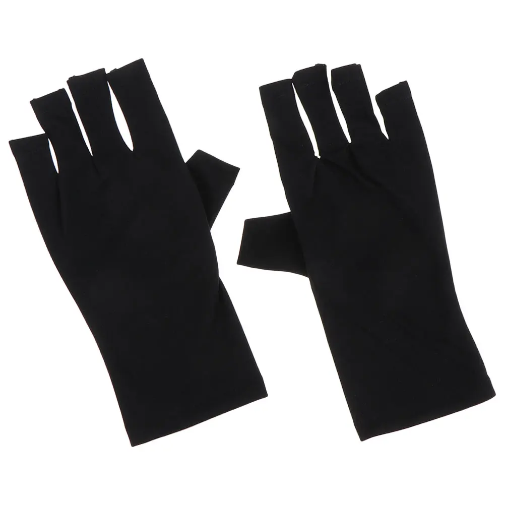 

UV Protection Gloves Lightweight Breathable Polyester Women Protection UV Light Gel Nails Nail Technicians DIY Beauty