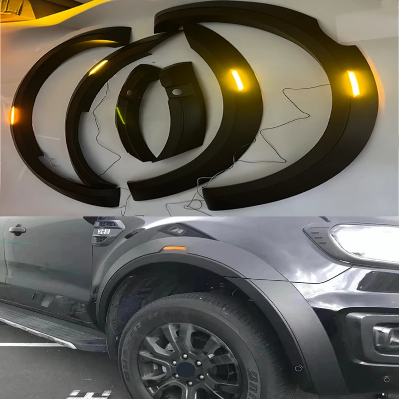 

Fender Flares Wheel Arch for Ford Ranger T7 T8 2015-2022 Wildtrak XTL XL Mudguards Double Cabin Pickup Off road Car Accessories
