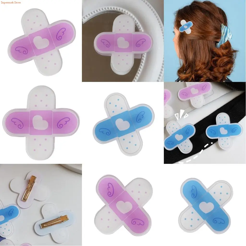 

Q5WE Bandage Hair Clip Sweet Duckbill Clip Hairpin Women Hair Styling Pin for Side Hair Y2K Korean Girl Headdress