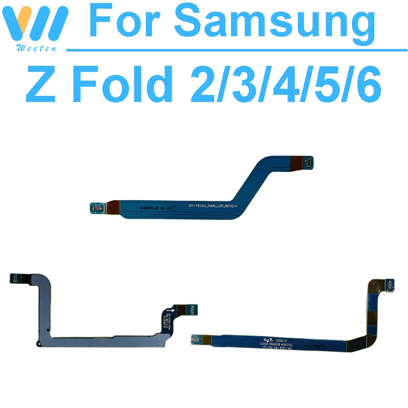 

Гибкий кабель антенного сигнала для Samsung Galaxy Z Fold 2 3 4 5 6 5G F916 F926 F7936 F946 F956, маленькая сигнальная пластина, гибкие детали для телефона