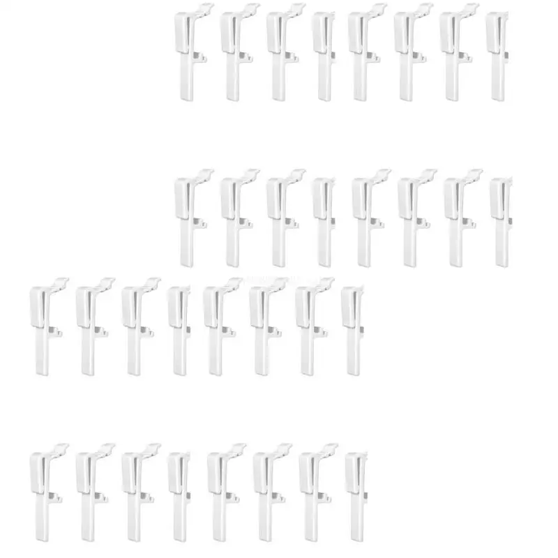 

Vertical Blind Brackets 12/24Pcs Plastic Valance Clip Clamp Easy Installation