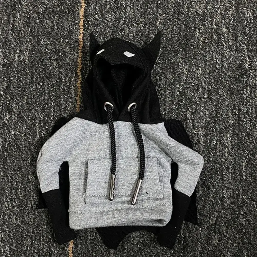 Plush Hoodie Car Gear Shift Cover Car Interior Durable Bat Shift Lever Collars Hoodie Gear Sweatshirt Manual Handle