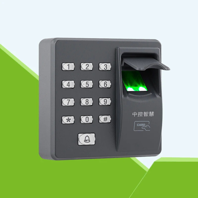 X6 fingerprint access control machine fingerprint password swipe card 86 box installation