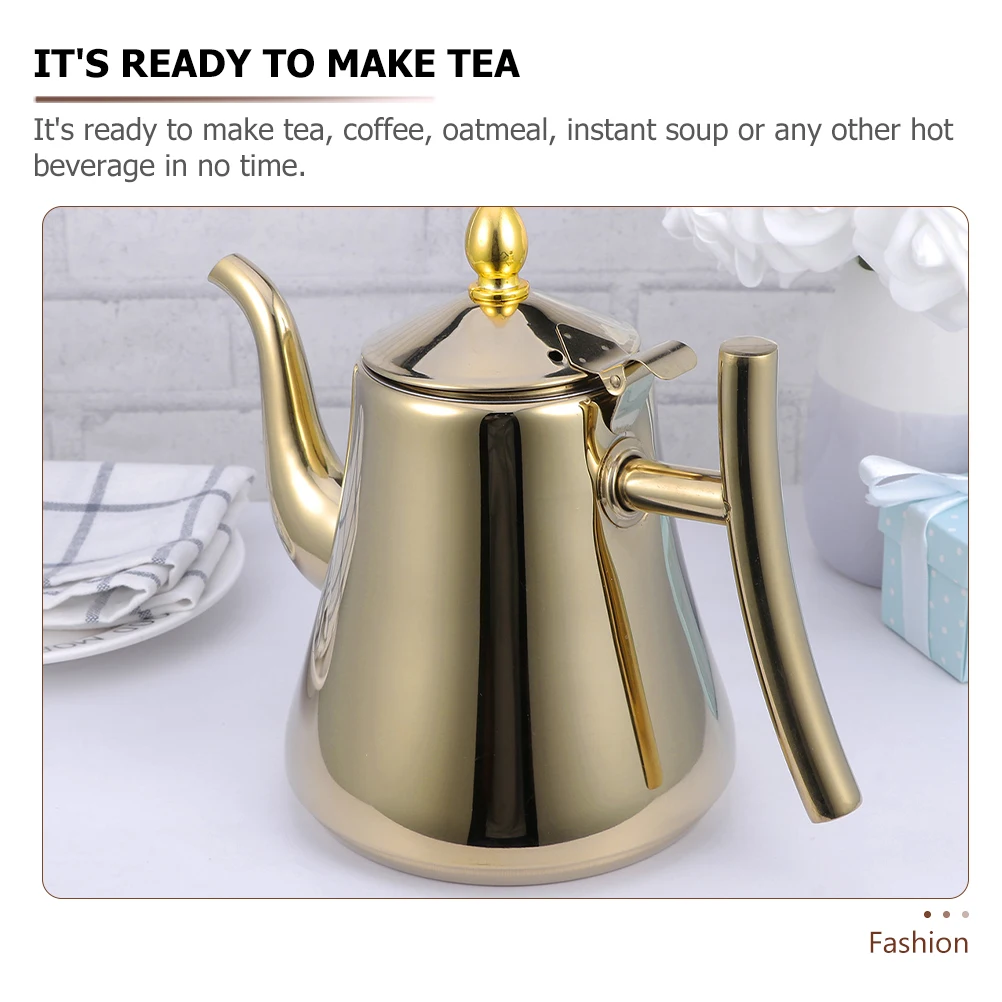

Stainless Steel Daily Use Stovetop Kettle Water Pitcher Coffee Jug Kitchen Stainless Kettle Supplies Stovetop Portable