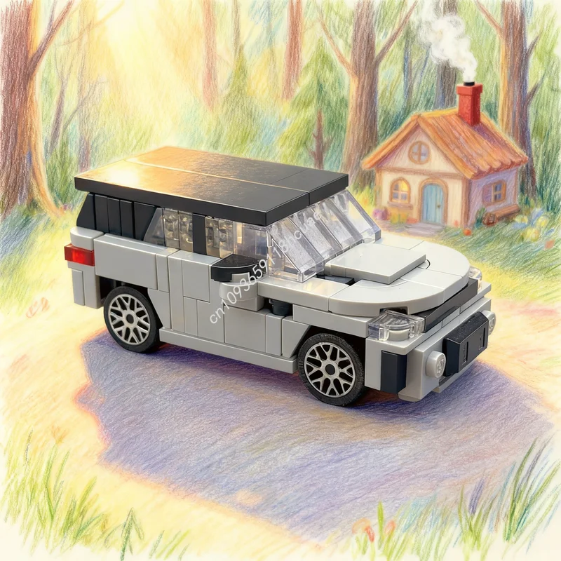 159pcs MOC Icons Range Rover Conrad TSITP Model Building Festival Gift Toy Blocks Architecture DIY Education Creative Idea