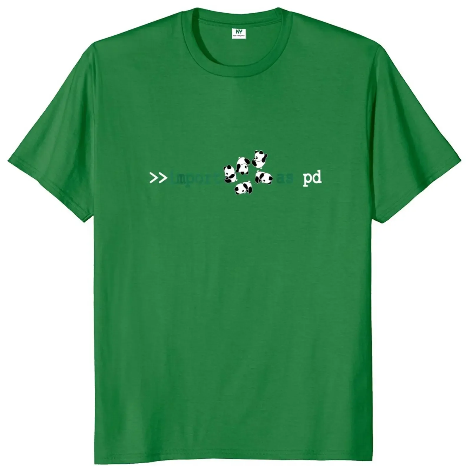 2025 نموذج جديد المستوردة الباندا بيثون برمجة علوم الكمبيوتر تي شيرت استيراد الباندا كما Pd المهوس الطالب الذي يذاكر كثيرا مضحك التي شيرت للبرنامج