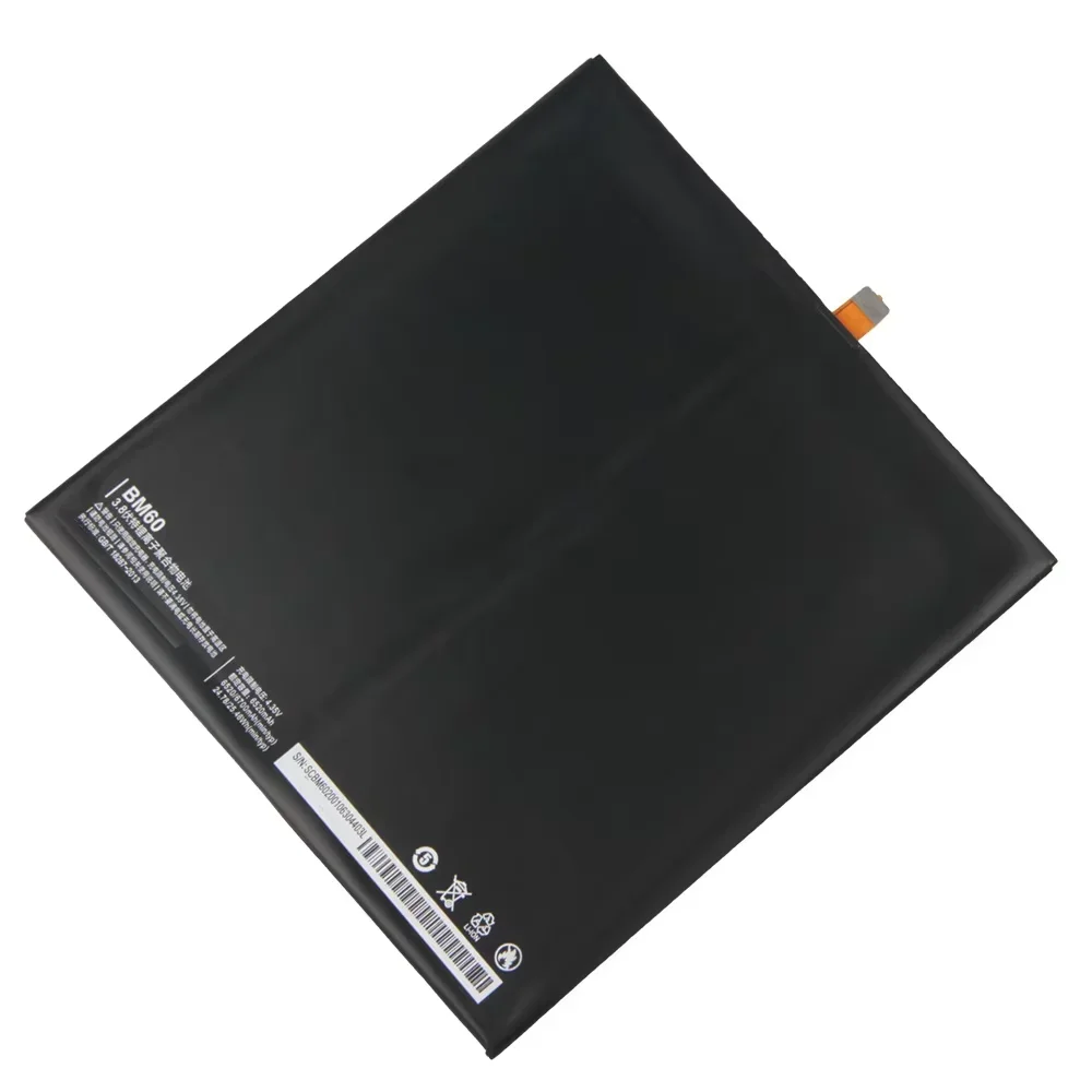 2024 Years Replacement Battery BM60 BM61 BM62 For Xiaomi MI Mipad 1/2/3 Rechargeable Battery 6700mAh