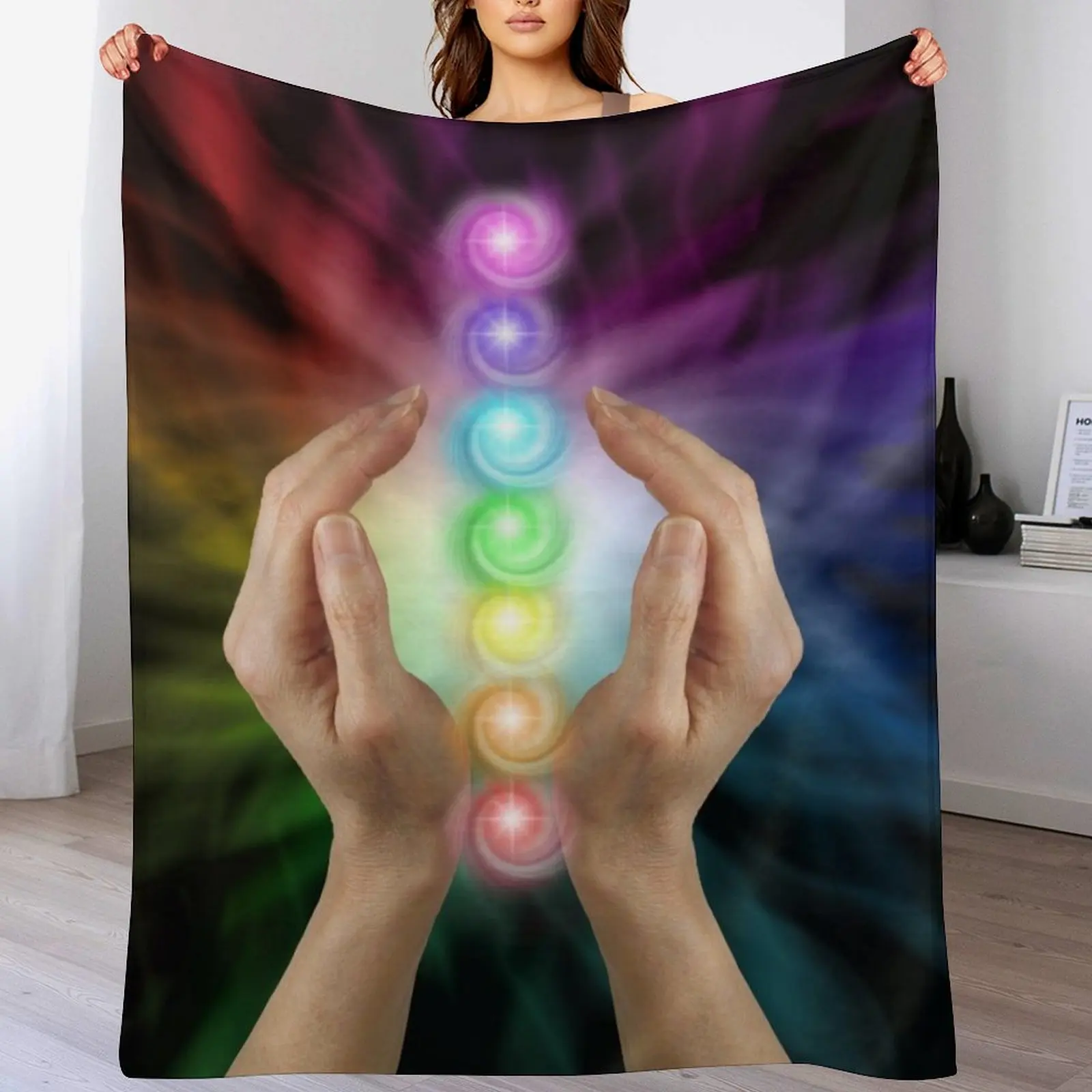 Relaxing Reiki Throw Blanket