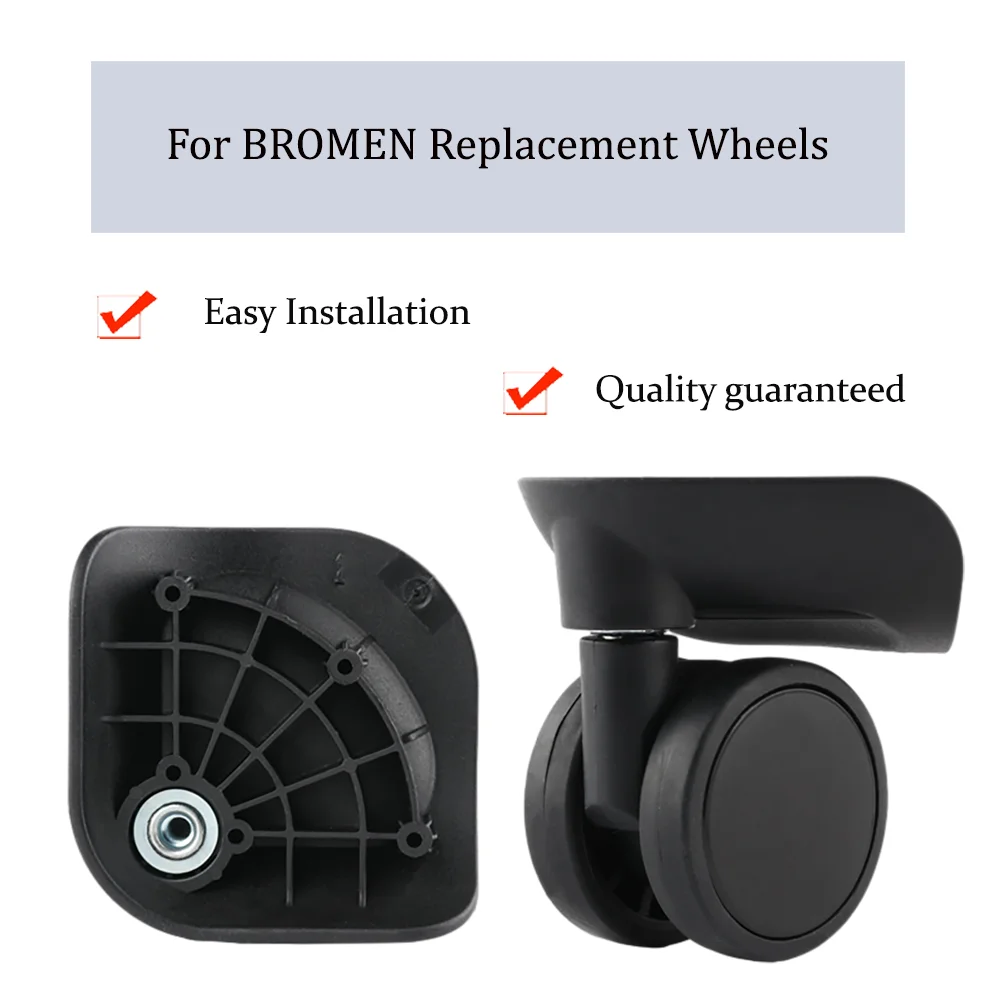 Suitable For Bromen Suitcase Wheels Trolley Box Universal Wheel Accessories Suitcase Special Reinforced Pulley Durable Repair