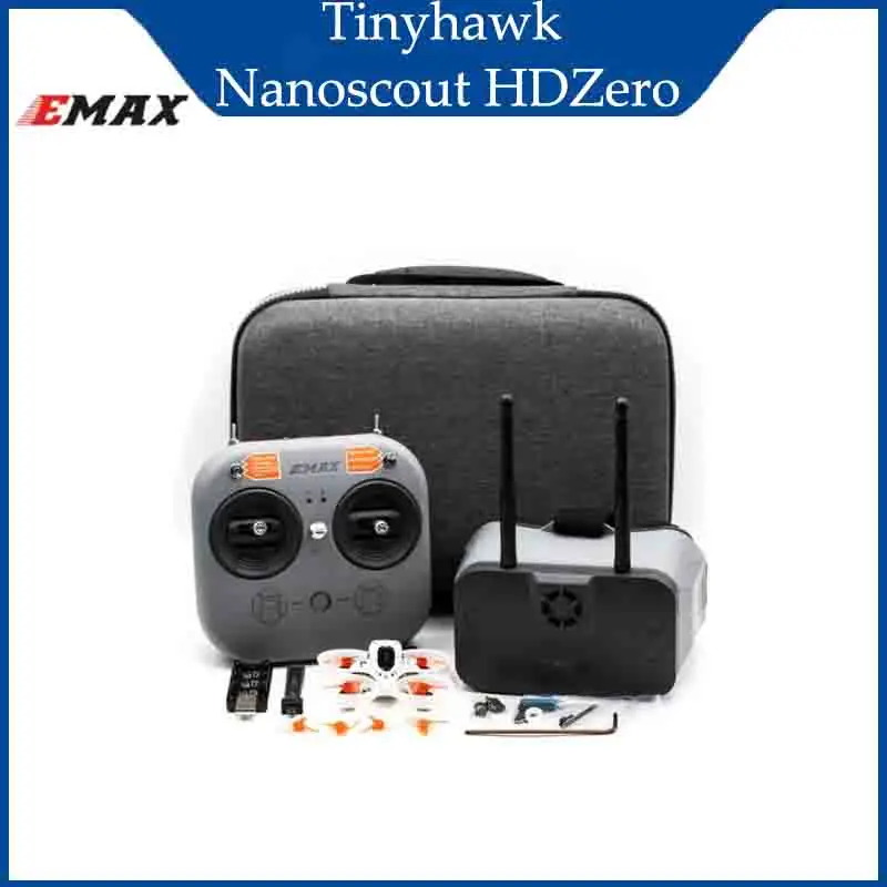 

Emax Tinyhawk Nanoscout HDZero RTF/BNF 65mm 08015 Motor 5 in 1 AIO 2.4G ELRS FPV Racing Drone Combo RC Tools