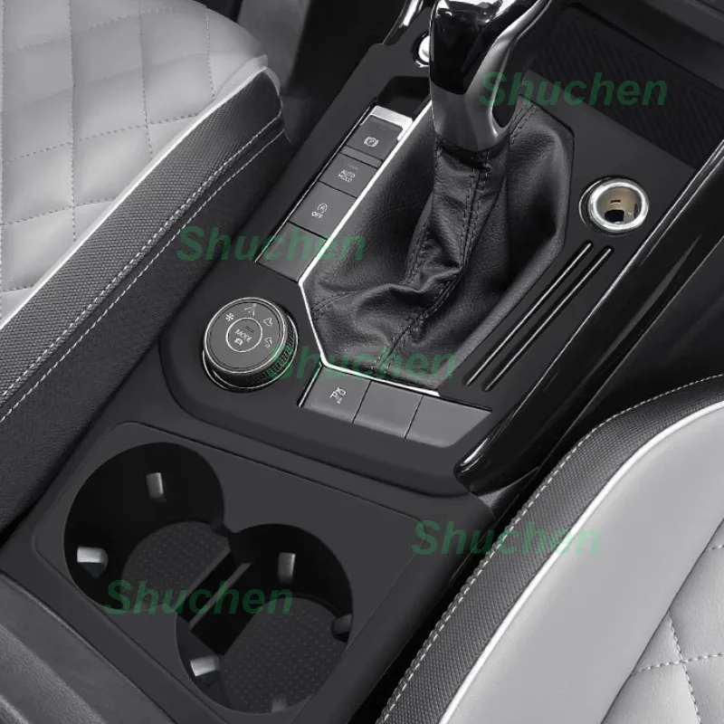 Car Center Console Silicone Pad for Volkswagen VW Tayron 2019-2024 Gear Panel Anti-Slip Protective Cover Interior Accessories