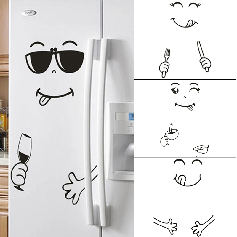 Good Mood With Delicious Food Wine Coffee Wall Art Stickers For Dining Room Kitchen Refrigerator Decoration Diy Home Decals