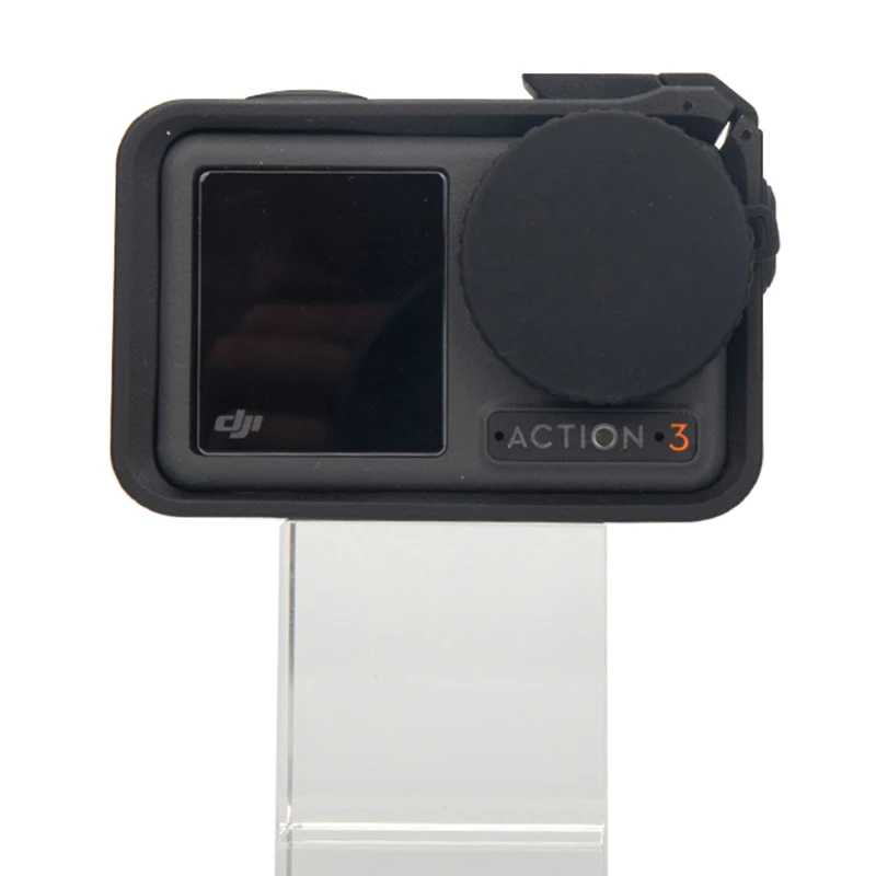 Poeira e queda resistente Camera Lens Cover, tampa protetora para DJI Action 4 e 3 Sports Camera Acessórios