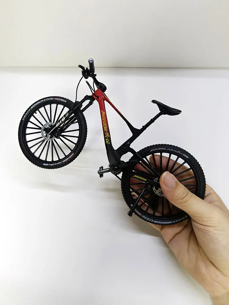 Neue 1:8 Modell Legierung Fahrrad Diecast Metall Spielzeug Miniatur Fahrrad Berg Finger Schrittweise Fahrrad Modell Simulation Sammlung Spielzeug – Detail 1