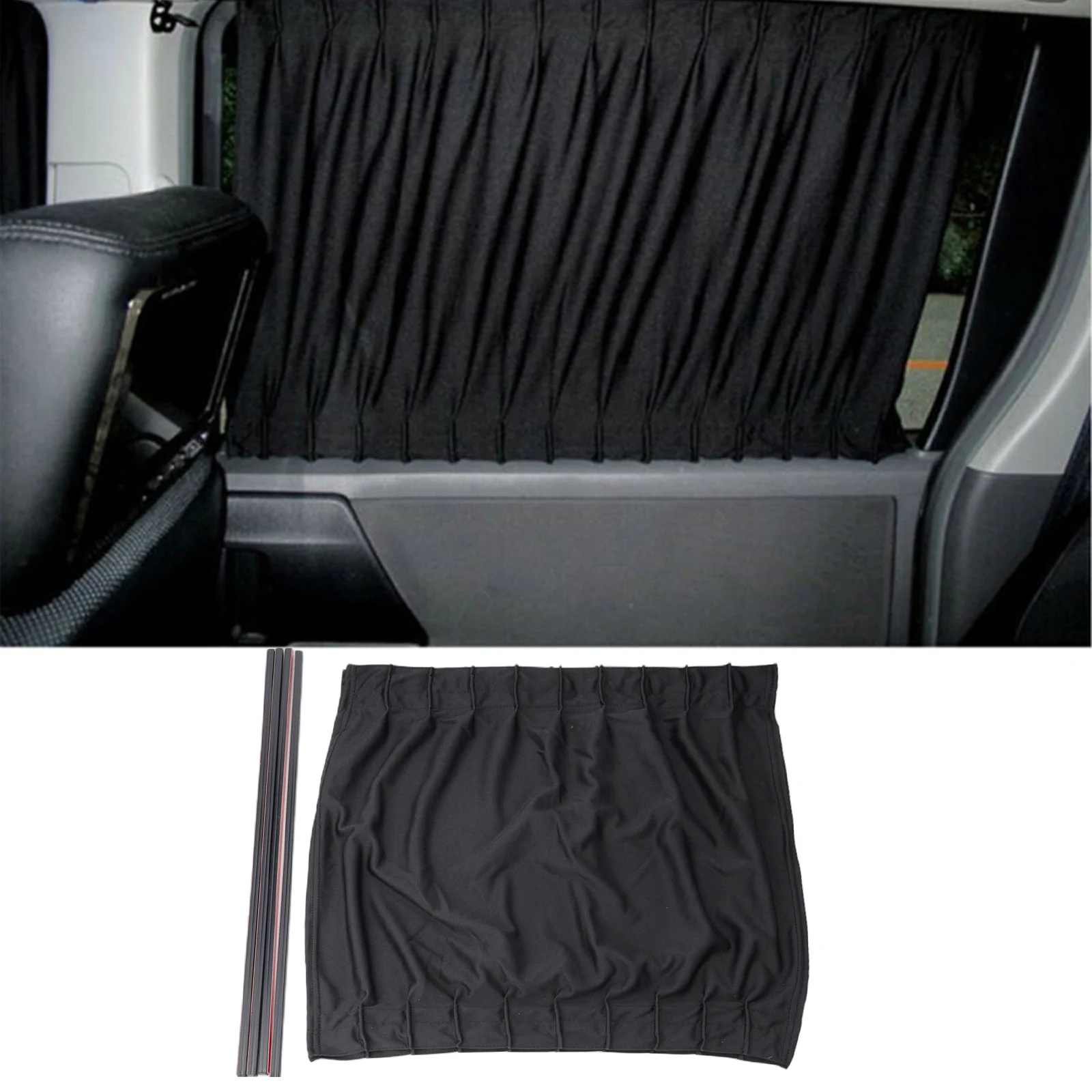 

High Quality Sun Shade Curtains 2Pcs Replacement Window 50x47cm Accessory Mesh Polyester Sun Shade UV Protection