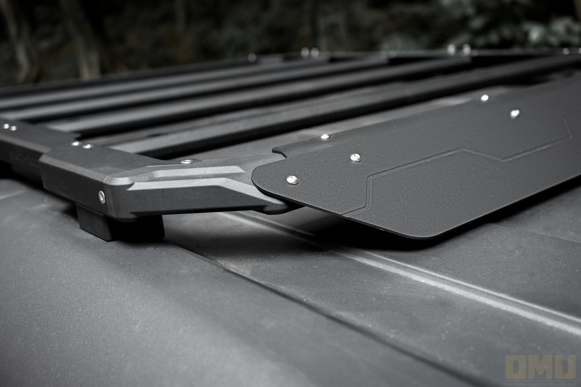 رف سقف ألومنيوم أسود من OMU لحامل سقف برونكو لرف أمتعة سقف برونكو من مايكر #3