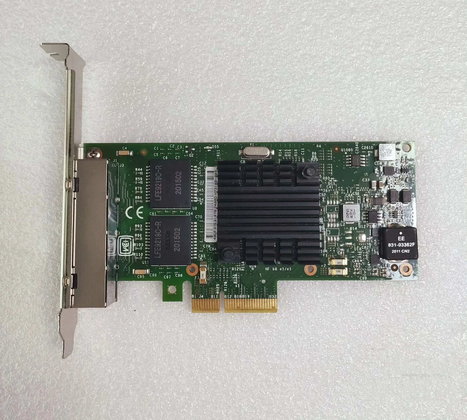 

Uesd NC366T 816551-001 811544-001 i350-T4 Network Card Quad Port RJ-45 Ethernet