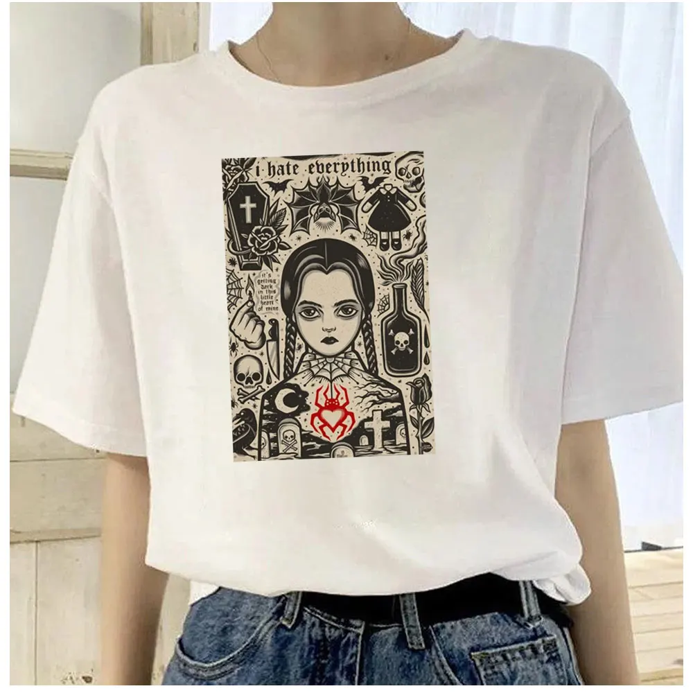 Wednesday Addams Family Clothing Patch Jenna Ortega Heat Transfert Thermocollants T-shirt Hoodies Patch Thermocollants Vetement