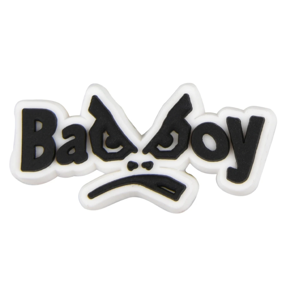 Cool Bad Boy Cartoon Shoe Charms For Clogs Sandals Decoration Shoe Accessories Charms For Adults Birthday Gifts