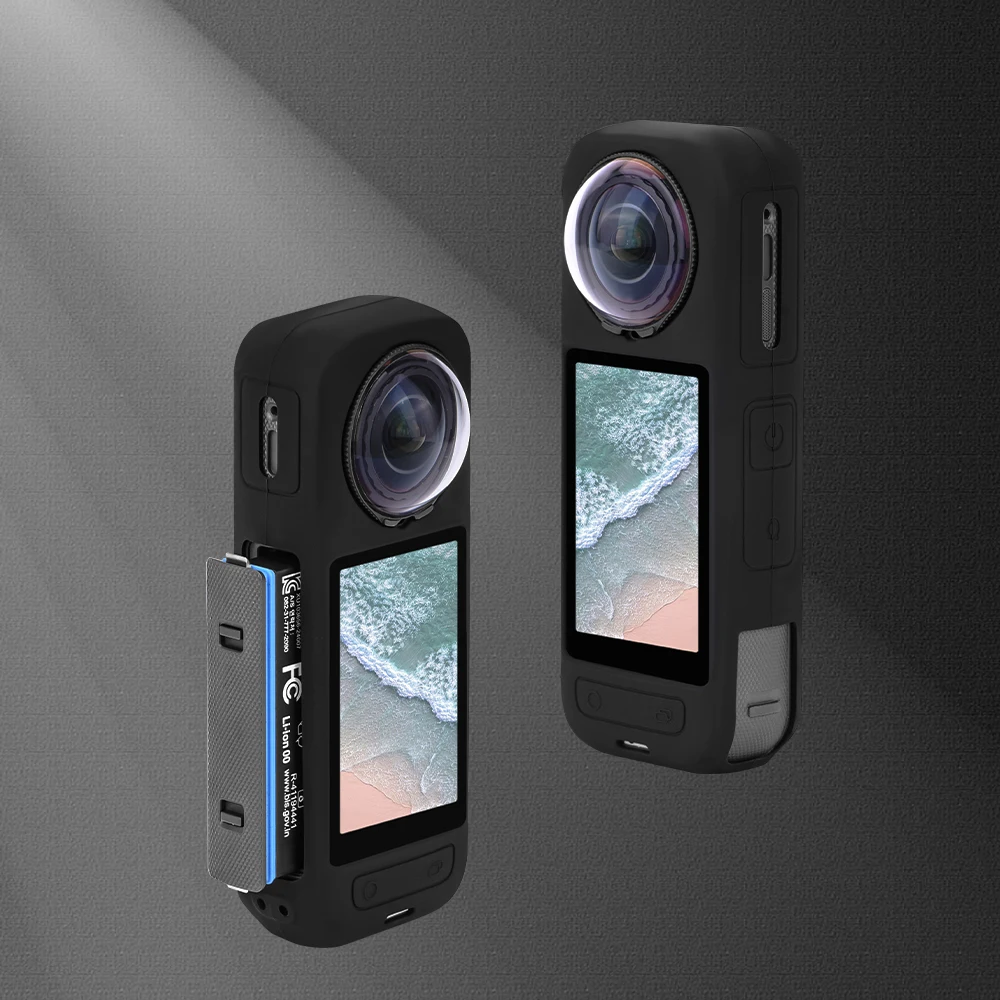 ملحقات التصوير الفوتوغرافي Flymile X5 لكاميرا Insta360 X5 البانورامية حقيبة صغيرة/قاعدة محول/غطاء العدسة/فيلم مقسى/حامل ثلاثي القوائم