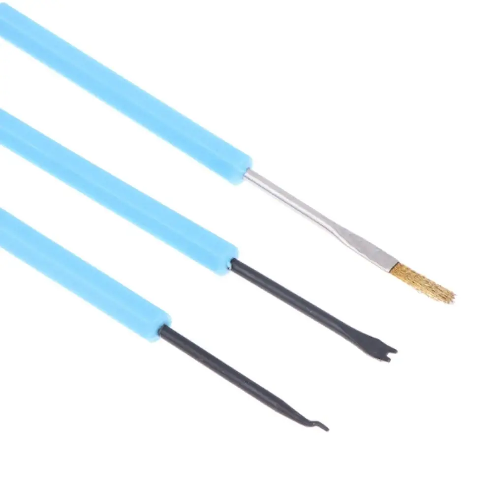 

Blue Color Desoldering Aid Tool Black Oxide 6PCS Set PCB Cleaning Tool Durable Material Carbon Steel Circuit Boards Tool