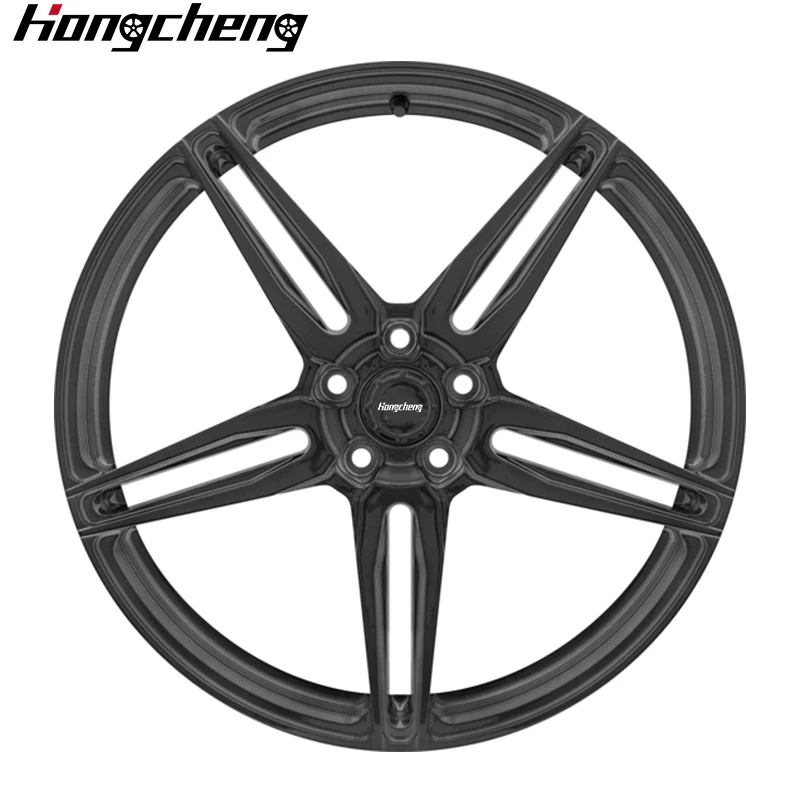 Forged Car Rims 5x114.3 5x112 22x9.5 22x10 Inch Rims 6x139.7 Gloss Black 5 Spokes Alloy Wheels for Porsche