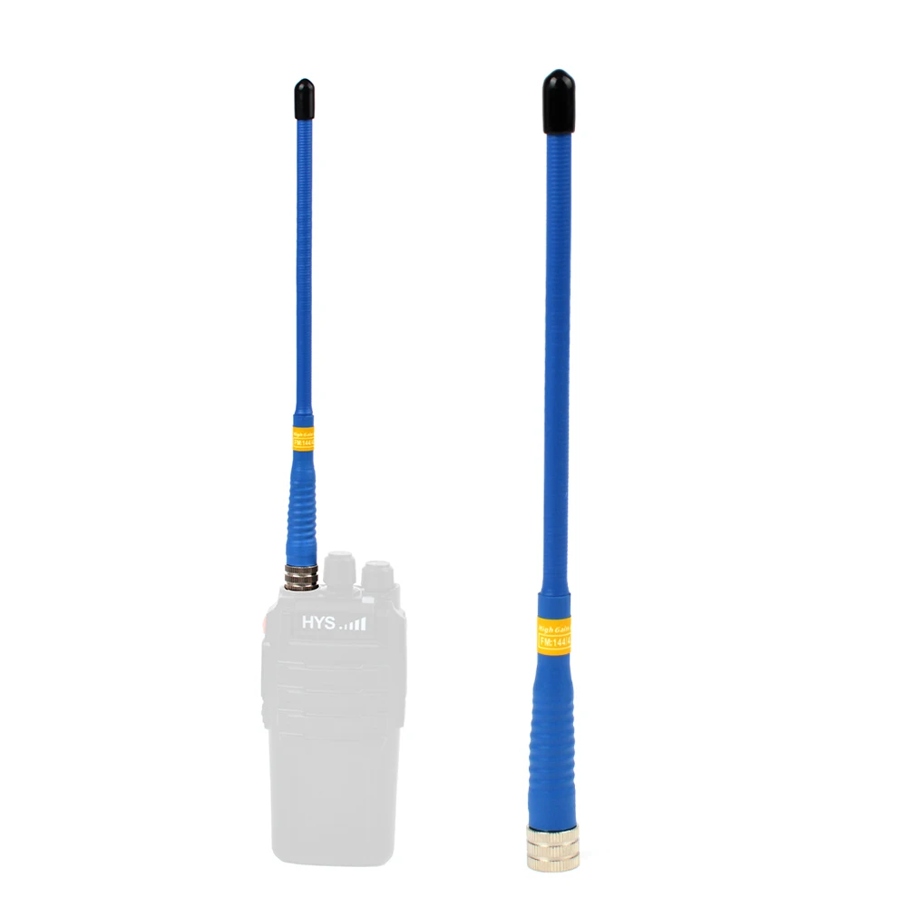 SMA-Male HT Dual Band VHF UHF 144/430Mhz Soft Antennas for Baofeng BF-UV3R TYT YAESU VX-6R WOUXUN Retevis Walkie-Talkie (1pcs)