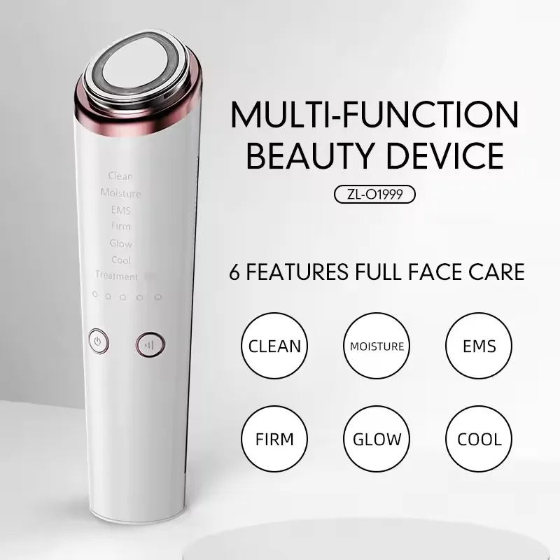 

Multifunctional Microcurrent Facial Beauty Device Red Light Therapy Face Neck Massager EMS Skin Rejuvenation Lifting Tightening
