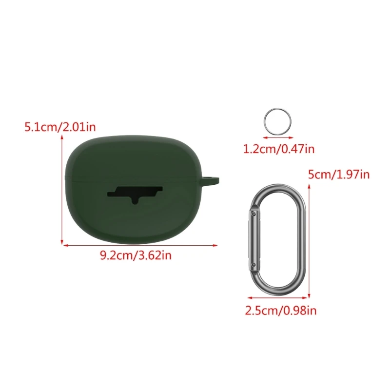 R91A غطاء حماية قابل للغسل من السيليكون المقاوم للخدش لسماعات الأذن فائقة الفتح
