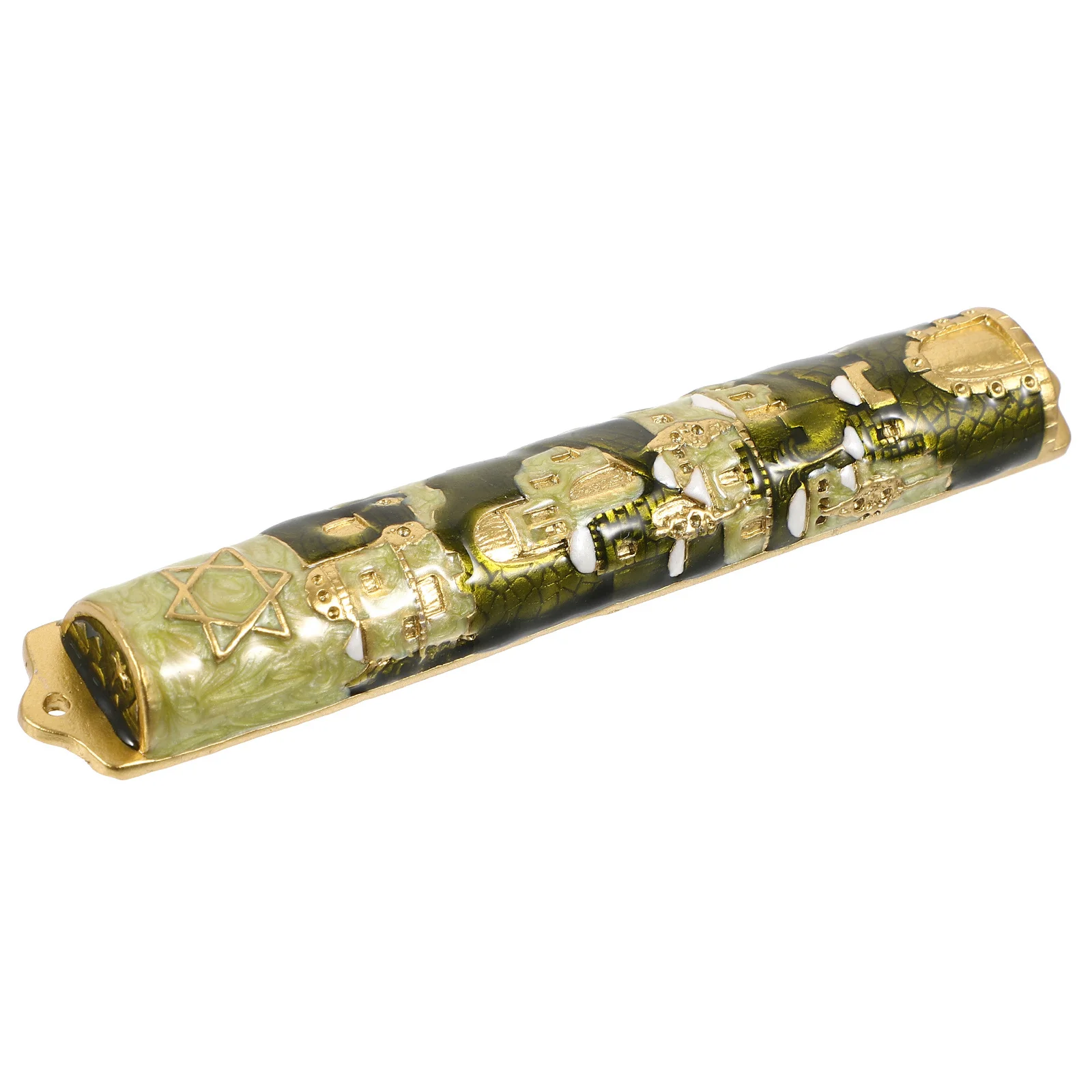 

Mezuzah Door Plaque Mezuzah Blessing Hanukkah Door Decoration Scripture Scroll Metal Ornament Decor Blessing Decor