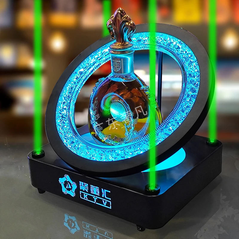 Expositor de Licores Bar XO Martell, Fabricante de Exhibidores de Licores con Iluminación LED en Stock, Estante de Exhibición para Comerciantes de Licores