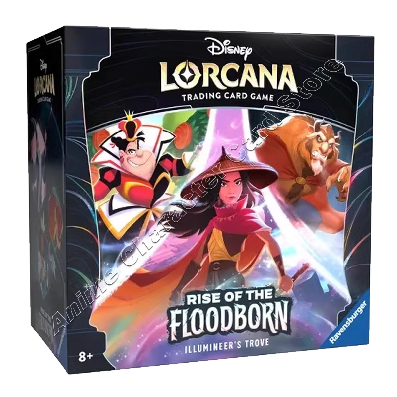 Disney Cards Original PTCG English Edition Lorcana Trading Card Game Illumineer\'s Trove Box Children Birthday Christmas Gifts