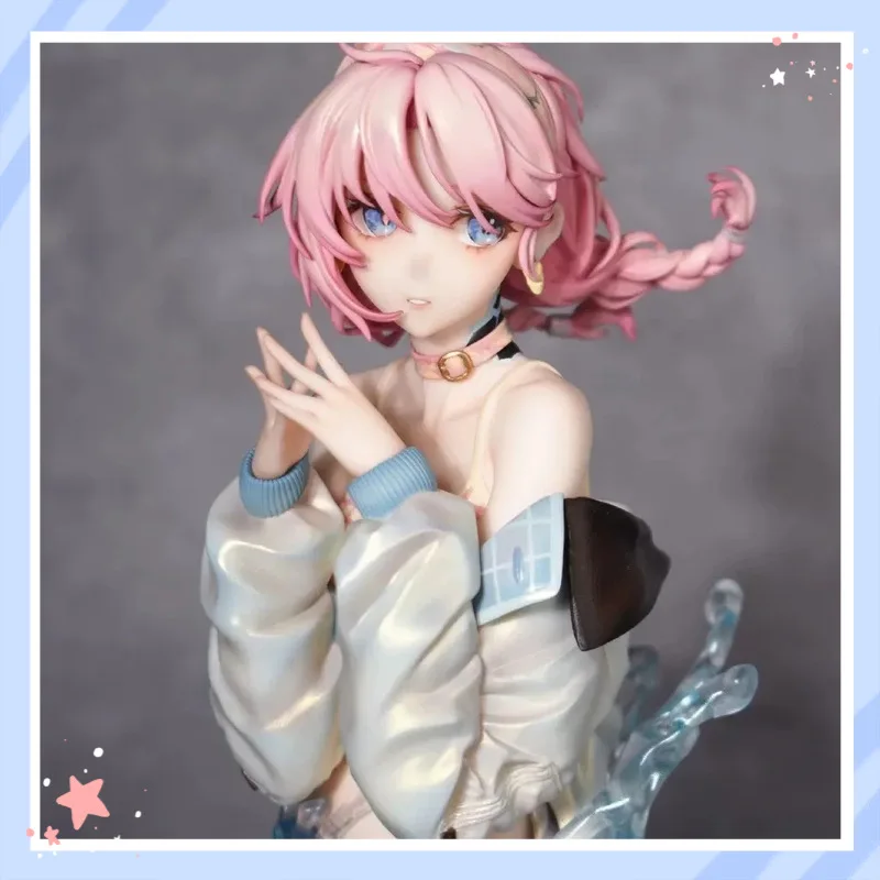 

Arknights Blue Bust Figure Full Painted GK Statue Anime Collectible Desk Decor Ornament Gift For Anime Fans