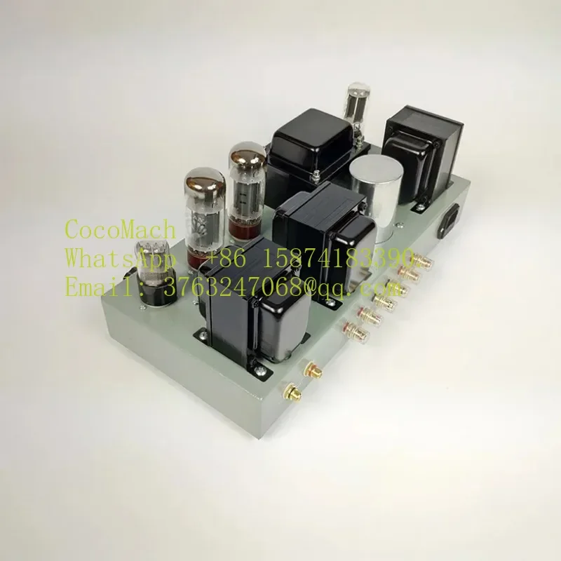 New 6N9P Push EL34B 8W×2 Finished Single-ended Class A Tube Power Amplifier Fever Hifi Audio Amp