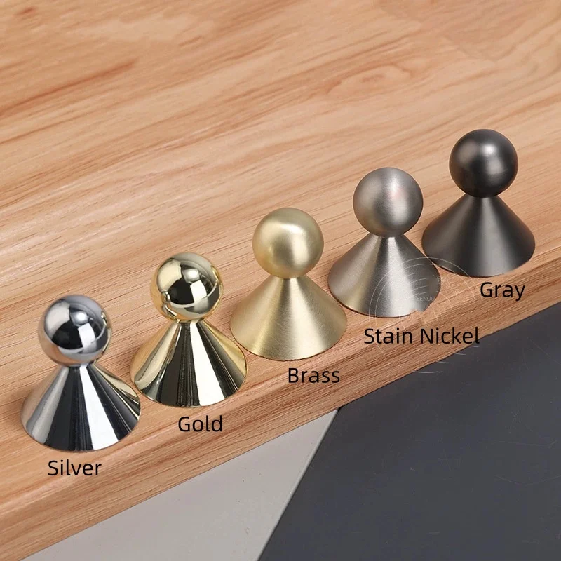 Modern Simple Creative Doll Styling Drawer Of Cabinet Kid,s  Knob Gold Silver Brass Nickel Cupboard Dresser Wardrobe Door Handle